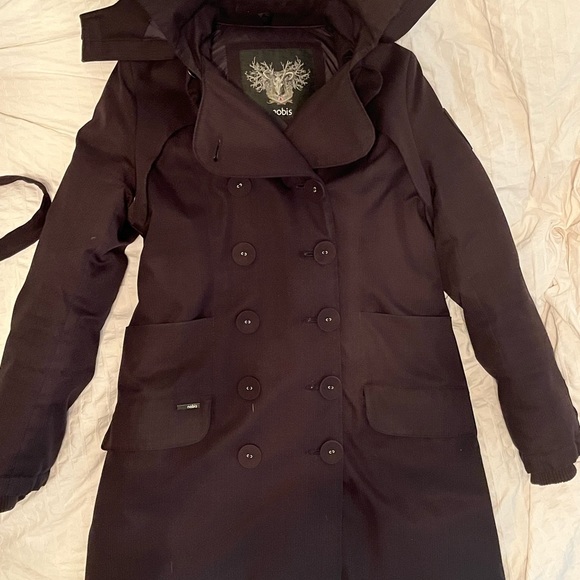 Nobis Tula black XS women’s down parka - Picture 1 of 10